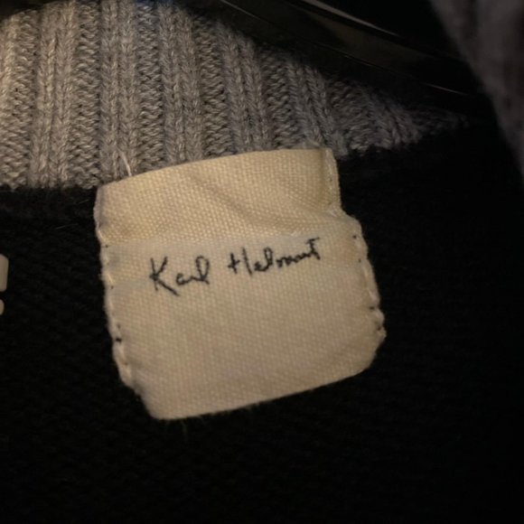 Black Karl Helmut Knit Sweater - Picture 4 of 4
